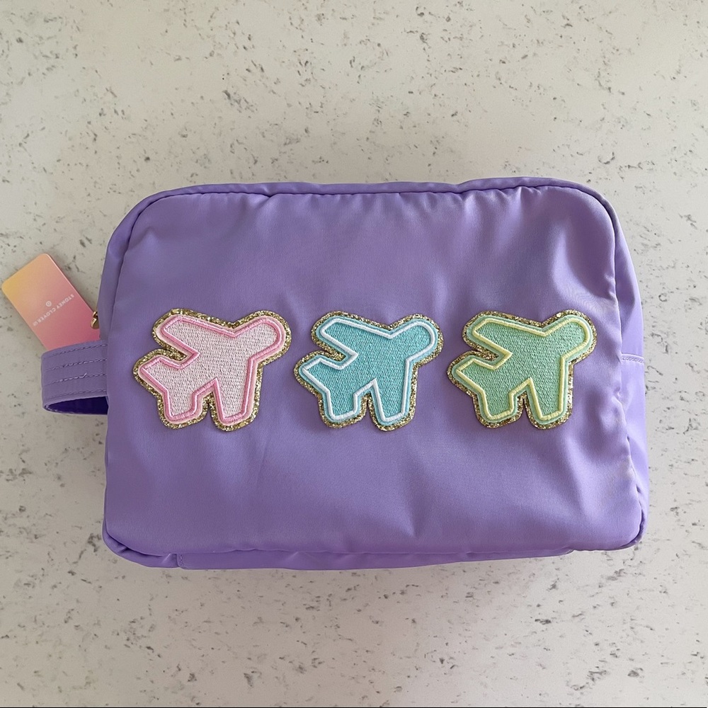 Stoney Clover X Target Purple airplane Travel pouch ✈️